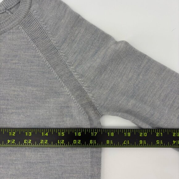 Lululemon Tied To You Sweater Size 4 Heathered Gray Wool Long Sleeve *Read* - Picture 6 of 8